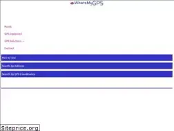 Sites similar to whatsmygps.com