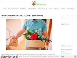Sites similar to whatsnext.sg