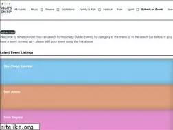 Sites similar to whatsonin.ie