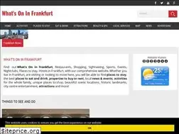 Sites similar to whatsoninfrankfurt.com