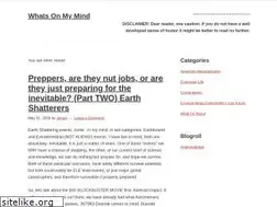 Sites similar to whatsonmymind.info