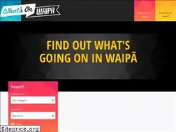 Sites similar to whatsonwaipa.co.nz
