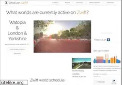 Sites similar to whatsonzwift.com