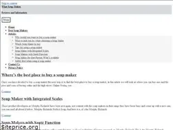 Sites similar to whatsoupmaker.co.uk