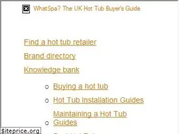 Sites similar to whatspa.com