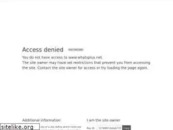 Sites similar to whatsplus.net