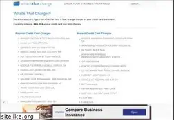 Sites similar to whatsthatcharge.com