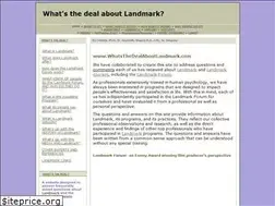 Sites similar to whatsthedealaboutlandmark.com
