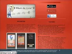 Sites similar to whatsthelyric.com