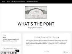 Sites similar to whatsthepont.blog