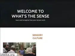 Sites similar to whatsthesense.net