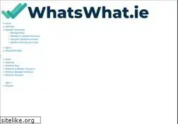 Sites similar to whatswhat.ie