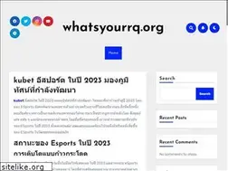 Sites similar to whatsyourrq.org