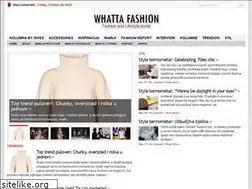 Sites similar to whattafashion.com