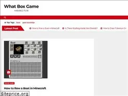 Sites similar to whattheboxgame.com