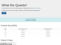 Sites similar to whatthequarter.com