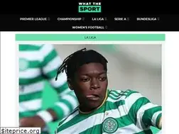 Sites similar to whatthesport.co.uk