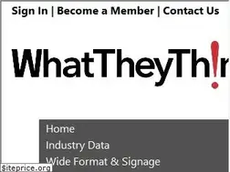 Sites similar to whattheythink.com