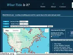 Sites similar to whattideisit.com