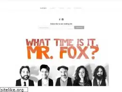 Sites similar to whattimeisitmrfox.com
