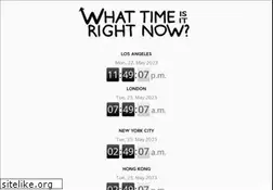 Sites similar to whattimeisitrightnow.com