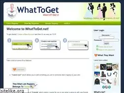 Sites similar to whattoget.net
