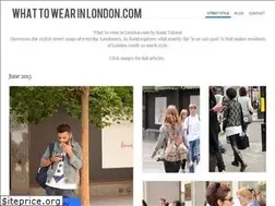 Sites similar to whattowearinlondon.com