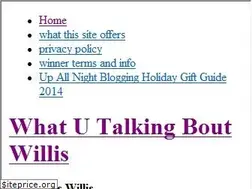 Sites similar to whatutalkingboutwillis.info