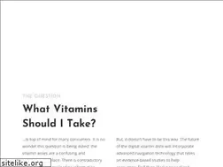 Sites similar to whatvitaminshoulditake.com