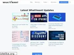 Sites similar to whatvwant.com