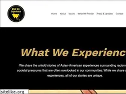 Sites similar to whatweexperiencemag.com