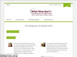 Sites similar to whatwinebox.com
