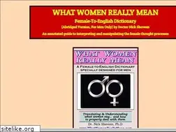 Sites similar to whatwomenreallymean.com