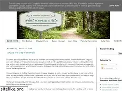 Sites similar to whatwomenwritetx.blogspot.com