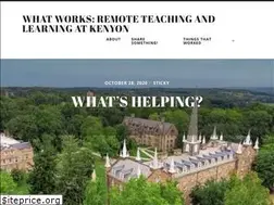 Sites similar to whatworks.kenyoncip.org