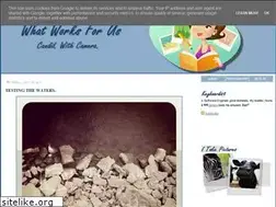 Sites similar to whatworksforus.blogspot.com