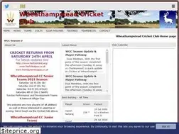 Sites similar to wheathampsteadcc.hitscricket.com