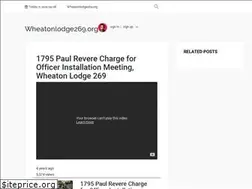 Sites similar to wheatonlodge269.org