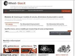 Sites similar to wheel-size.it