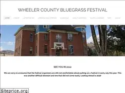 Sites similar to wheelercountybluegrass.org