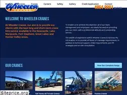 Sites similar to wheelercranes.com.au