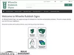 Sites similar to wheelierubbishsigns.co.uk
