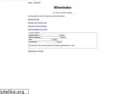Sites similar to wheelodex.org