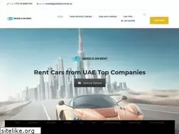 Sites similar to wheelsonrent.ae
