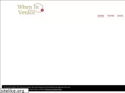 Sites similar to wheninvenice.com
