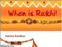 Sites similar to whenisrakhi.com