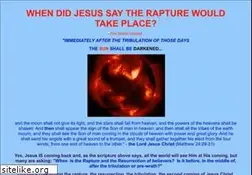 Sites similar to whenistherapture.com