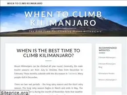 Sites similar to whentoclimbkilimanjaro.com