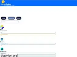Sites similar to whentoken.io