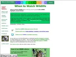 Sites similar to whentowatchwildlife.org